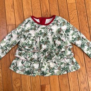Burt’s Bees Christmas Top🎄, 24 months, EUC